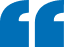 Blue quotation mark illustration